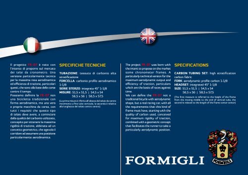 CATALOGO FORMIGLI TELAI 2012