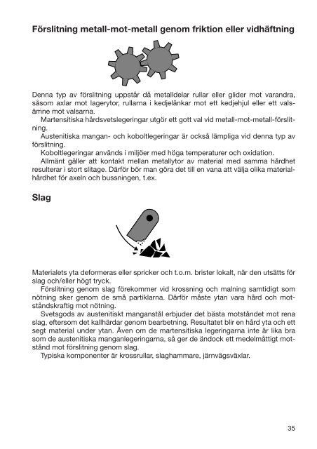 Handbok för reparations- och underhållssvetsning - Esab