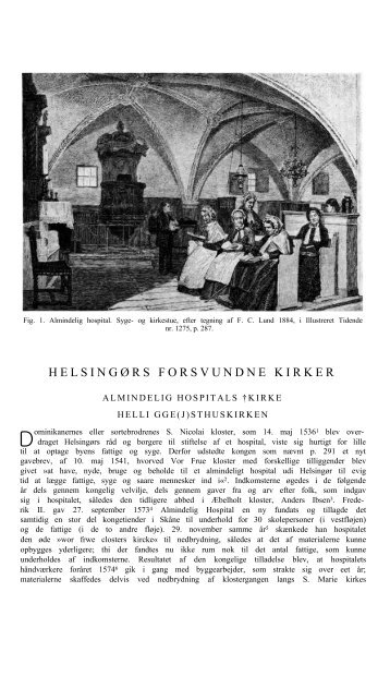 Almindelig Hospitals Kirke - Danmarks Kirker - Nationalmuseet