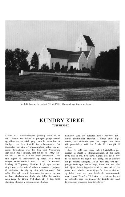 KUNDBY KIRKE - Danmarks Kirker - Nationalmuseet