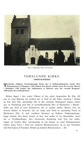 TORSLUNDE KIRKE - Danmarks Kirker - Nationalmuseet