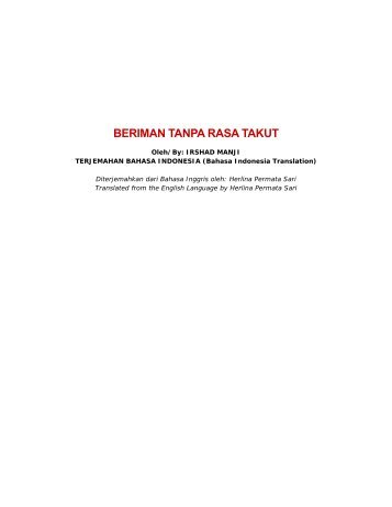 Beriman Tanpa Rasa Takut.pdf - Bukti dan Saksi