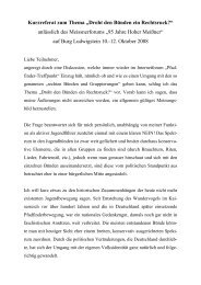 Kurzreferat zum Thema „Droht den Bünden ein Rechtsruck ...