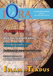 Iqra - Eesti moslemite kuukiri - Islam