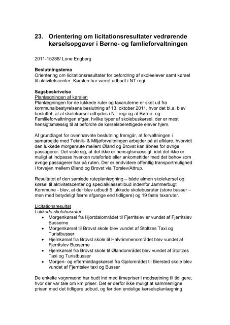 Referat - Jammerbugt Kommune