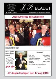 JP-dagen lördagen den 17 aug 2013 Jubileumsresa till Sandviken