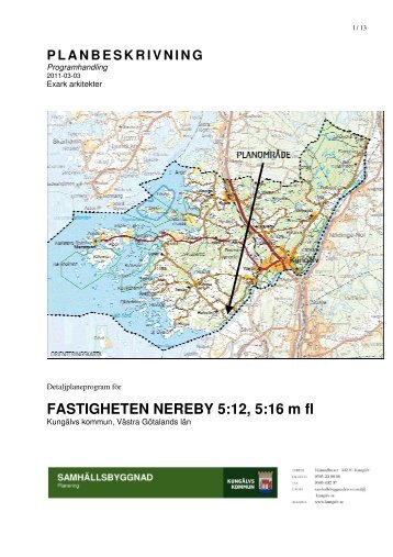 Planbeskrivning - Kungälv