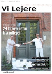 24 breve retur fra udlejer - Lejernes LO