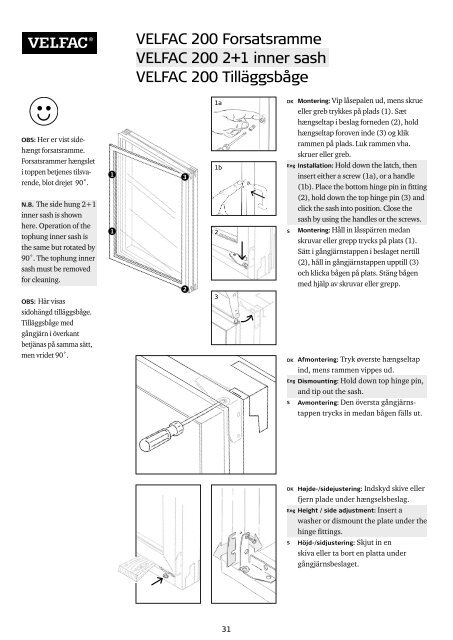 Montagevejledning - 11.2008 Installation guide - 11.2008 ...