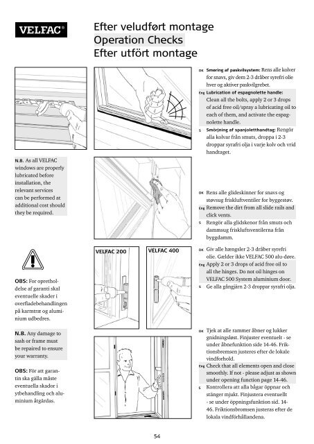 Montagevejledning - 11.2008 Installation guide - 11.2008 ...