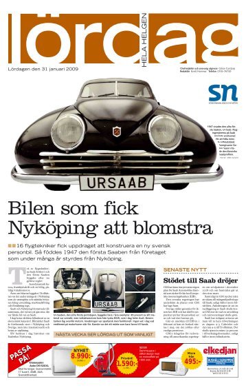 Volvo och Saab i Nyköping