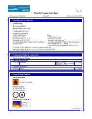 Material Safety Data Sheet - Linde Canada