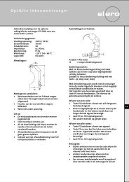 Optilite ontvangers en hand