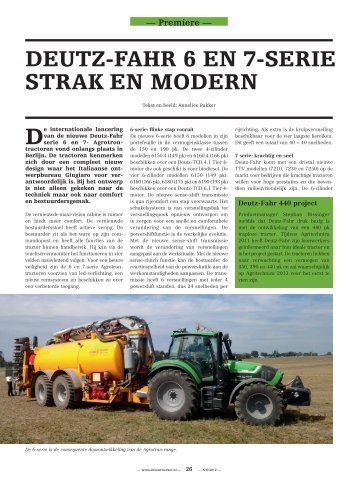 Deutz-fahr 6 en 7-serie strak en modern - deloonwerker.nl