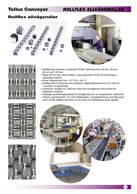 Tellus conveyor katalog.indd - Tellus Hjul & Trade AB