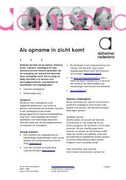 Als opname in zicht komt.pdf - Alzheimer Nederland