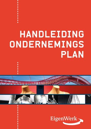 Handleiding Ondernemings plan - Eigen Werk