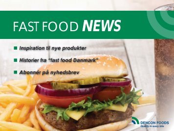 FAST FOOD NEWS - DENCON FOODS