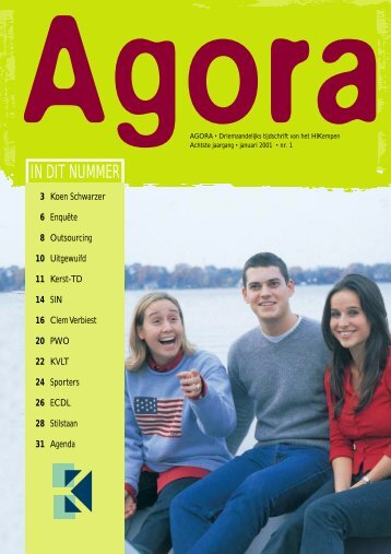 Agora januari - Katholieke Hogeschool Kempen