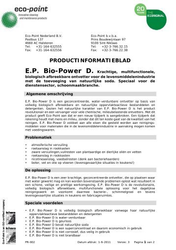 EP Bio-Power D - Eco-point