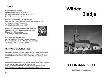 Wilder Blèdje - Kerk Wahlwiller