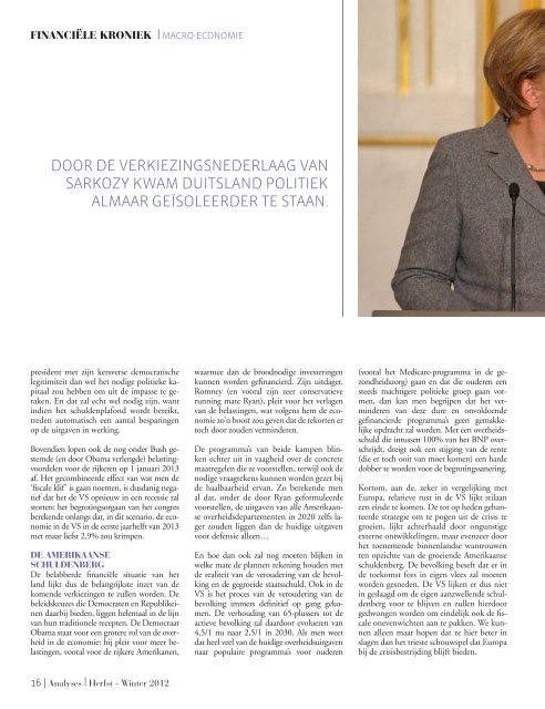 Financieel & Lifestyle magazine - Puilaetco Dewaay