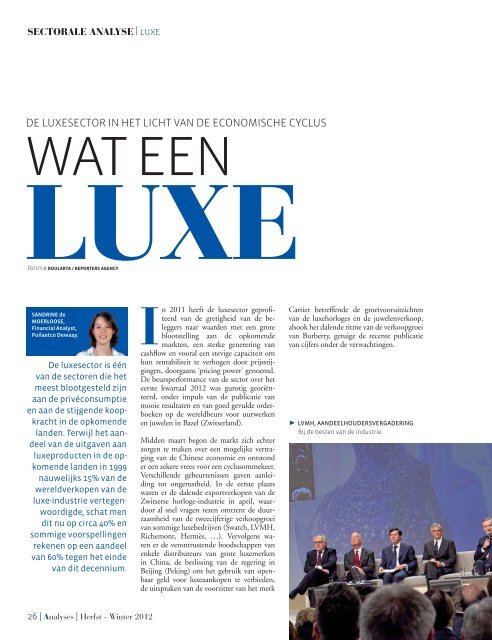 Financieel & Lifestyle magazine - Puilaetco Dewaay