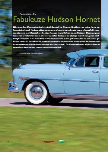 Fabuleuze Hudson Hornet - Heideveld Classics