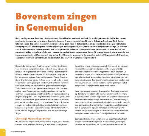 volkscultuur magazine 2 2011 - Nederlands Centrum voor ...