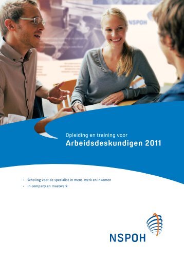 Arbeidsdeskundigen 2011 - Netherlands School of Public ...