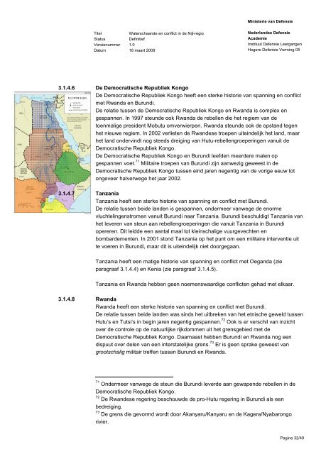Waterschaarste en conflict in de Nijl-regio - ProDef