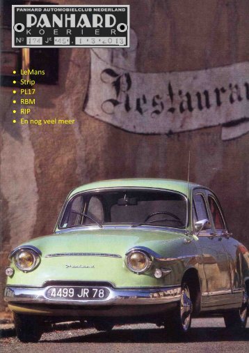 Lees Panhard Koerier 174 online - Panhardclub Nederland