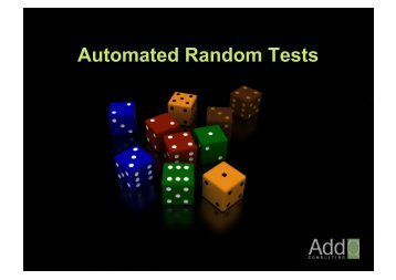 Automated Random Tests - SAST