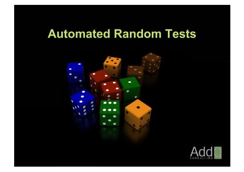 Automated Random Tests - SAST