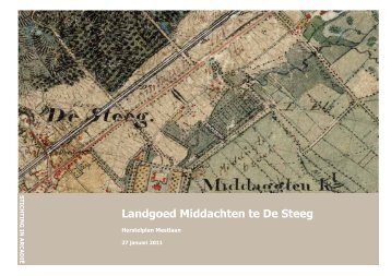 Middachten, herstelplan Mestlaan - Stichting Probos