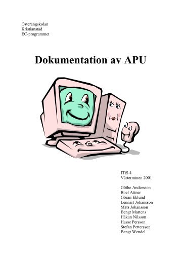 Dokumentation av APU - Buf - Kristianstad