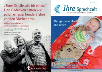 Ihre Sprechzeit Ihre Sprechzeit - Klinikum Stadt Soest