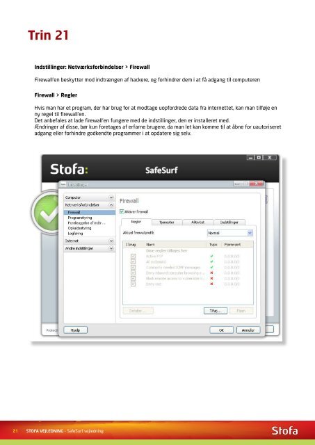 Installation af SafeSurf - Stofa