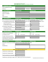 Formulier inkomensgegevens - Bo-Ex