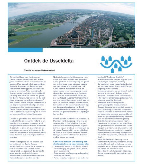 Netwerkstadvisie 2030 - Zwolle Kampen Netwerkstad