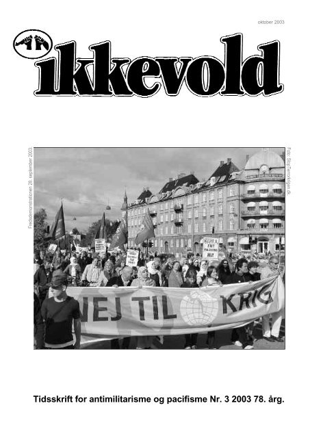 Bladet Ikkevold fra Aldrig Mere Krig - FRED.dk - Fred på Nettet