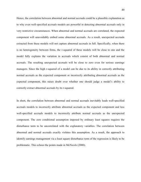 Modelling the accruals process and assessing unexpected accruals*