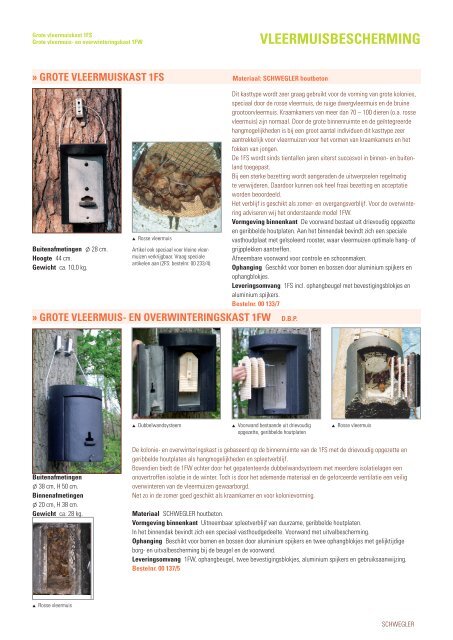 Catalogus informatie Schwegler (NL) (pdf) - Waveka - Nestkasten