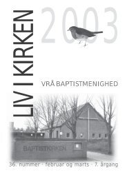 Liv i kirken 36-03.p65 - Vrå Baptistkirke