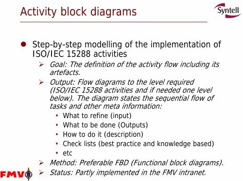 SE Process Development in an Organisation in Change - FINSE