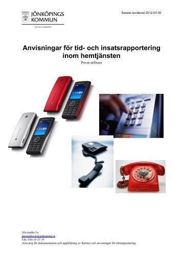 Rutiner och anvisningar - Jönköpings kommun