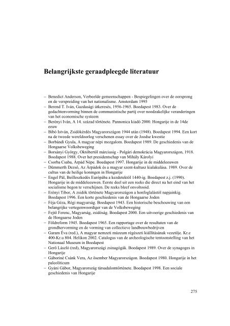 Een geschiedenis van Hongarije.pdf - Kees Bakker over Hongarije