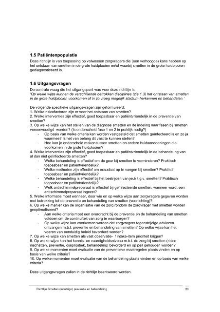 intertrigo - Verpleegkundigen & Verzorgenden Nederland