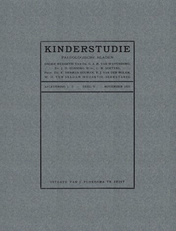 Deel V - 100 jaar Orthopedagogiek