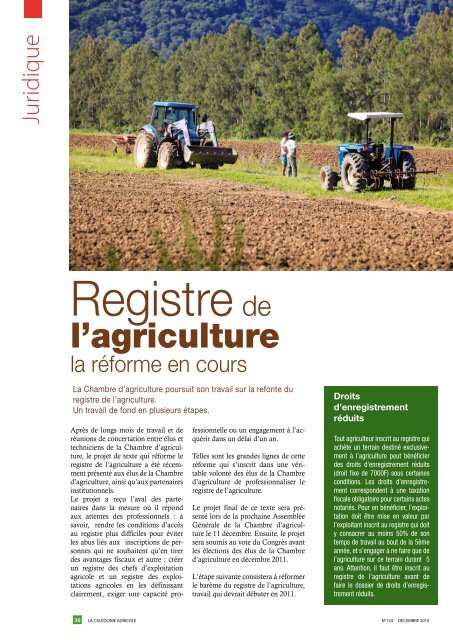 Elevage - Chambre d'Agriculture de Nouvelle Calédonie